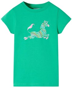 T-shirt de criança verde 116