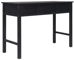 Mesa consola 110x45x76 cm madeira preto