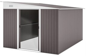 Casetta del Giardiniere – Abrigo de Jardim em Aço Galvanizado Cinza 8,