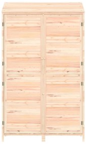 Abrigo de jardim 102x52x174,5 cm madeira de abeto maciça