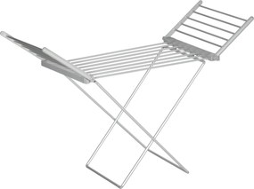 HOMCOM Estendal elétrico para roupa 2 asas laterais extensíveis estrutura em liga de alumínio 144 x 53 x 91 cm | Aosom Portugal