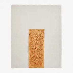 Tela Decorativa 80x100 Cm Em Linho Com Textura De Estuque Antia Mostaza - Sklum