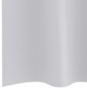 Cortinas com cortinas 2 pcs Cinza Claro 175 x 140 cm Poliéster