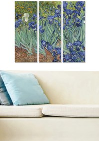 Quadro Decorativo MDF452826808 – Multicolor – 20 x 50 cm (3 Peças)
