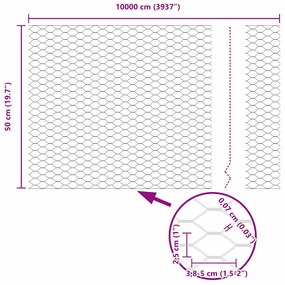Postes de Cerca vidaXL 11 pcs U-Channel Cinza 60 cm Aço