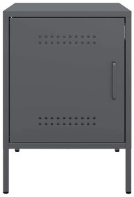 Mesa de cabeceira 36x39x50,5 cm aço antracite