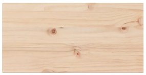 Tampos de mesa retangulares 2 pcs 60x30x2,5 cm pinho maciço