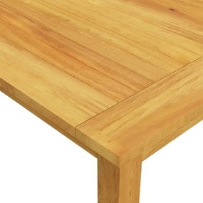 7 pcs conjunto de jantar para jardim castanho