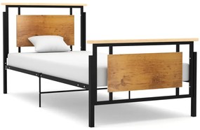 vidaXL Estrutura de cama 90x200 cm metal