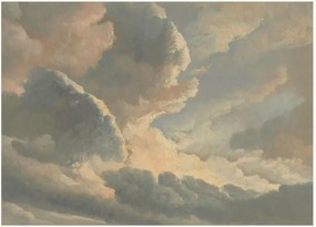 Papel de parede não tecido Golden Age Clouds