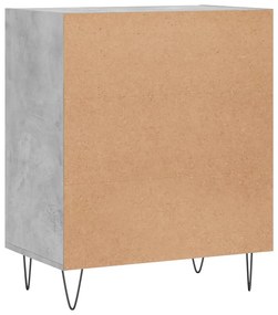 Aparador 57x35x70 cm derivados de madeira cinza cimento