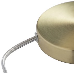 Candeeiro de mesa design regulável em ouro, incluindo LED - Joya Moderno