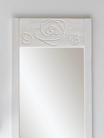 Espelho Cheval Roses – Branco – 55x155x2 cm