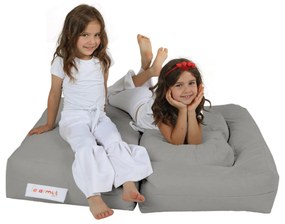 Cadeira de Jardim Kids Double Seat Pouf – Fumado – 100x50x40 cm | Trib