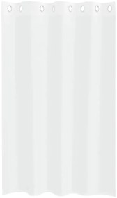 Cortinas com cortinas 2 pcs Branco 140 x 175 cm Poliéster