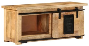 vidaXL Móvel de TV 90x35x40 cm madeira de mangueira maciça