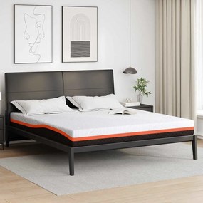 vidaXL Colchões Branco, Cinza 180 x 200 cm