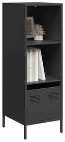 vidaXL Móvel alto 35x39x103,5 cm aço preto