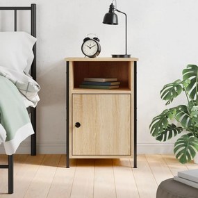 Mesa de cabeceira 40x42x60 cm derivados madeira carvalho sonoma
