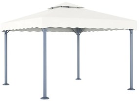 vidaXL Gazebo 300x300 cm alumínio creme