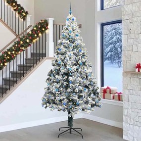 vidaXL Árvore de Natal com 300 LEDs com suporte Verde 300 cm PVC