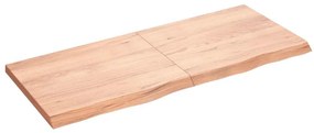 Prateleira de parede 120x50x(2-4) cm carvalho tratado castanho