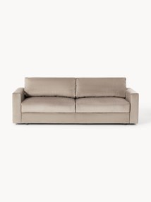 Sofá-cama em veludo Tasha (3 lugares)