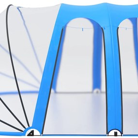Cúpula de piscina oval 620x410x210 cm