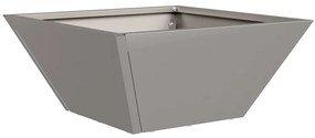 Jardineira em Forma de Bowl 35x35x15 cm de Aço Envelhecido da