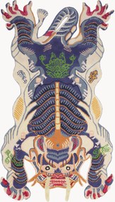 Tapete em lã artesanal Dragon