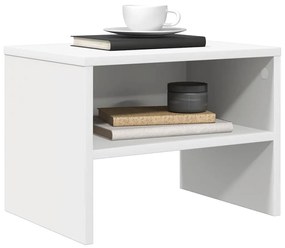 Mesa-de-cabeceira 40x30x30 cm aglomerado branco
