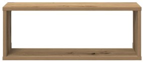 Prateleiras parede cubo 6 pcs deriv. madeira carvalho artisiano