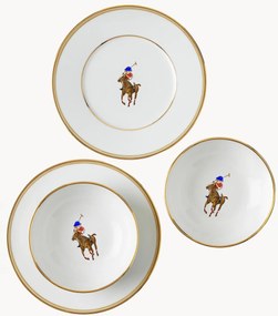 Conjunto de loiça em porcelana Lunar, 2 pessoas, conjunto de 4