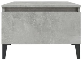 Mesas de apoio 2 pcs 50x46x35cm deriv. madeira cinzento-cimento
