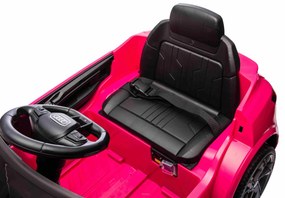 Carro elétrico para Crianças 12V Audi SQ8 Rodas de espuma EVA, Assento Couro ecológico Rosa