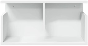 Armário de parede 60x20x30 cm derivados de madeira branco