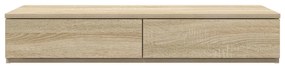 gavetas de cama vidaXL Carvalho Sonoma 80x36,5x16,5 cm Madeira Engenha