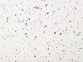 Mesa de centro branca com efeito terrazzo TREZZO Beliani