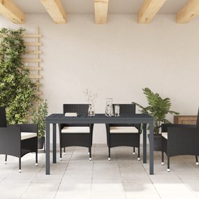 Mesa de Jardim Cinza Escuro Alumínio Grande