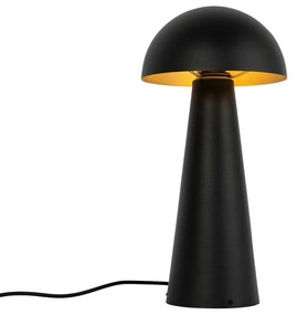 Candeeiro de pé exterior preto 50 cm - Mushroom Design