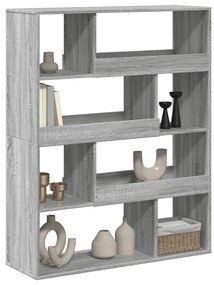 divisória 100x33x125,5 cm derivados de madeira cinzento sonoma