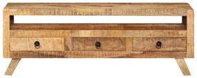 Móvel de TV 110x30x40 cm madeira de mangueira maciça