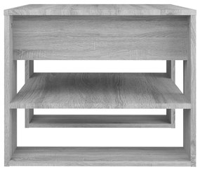 Mesa centro 55,5x55x45 cm derivados de madeira sonoma cinzento