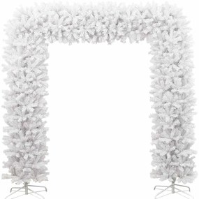 Grinalda de Natal 240 cm branco