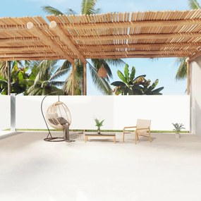 vidaXL Toldo lateral retrátil 160x1200 cm cor creme