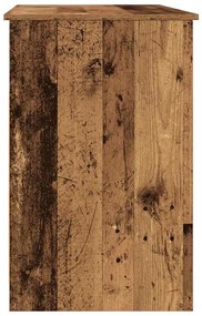 Secretária 102x76x50 cm derivados de madeira madeira velha