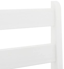 Cadeiras de bar 2 pcs madeira de pinho maciça branco