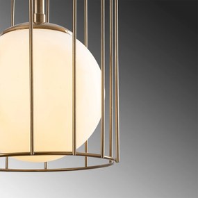 Candeeiro Chandelier Tweety – Branco Vintage – 17 x 17 cm