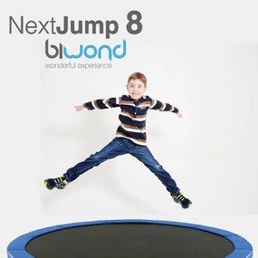 Trampolim Infantil Cama Elástica 2.44m NextJump 8 Biwond Azul