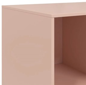 Aparador 99x39x73 cm aço rosa